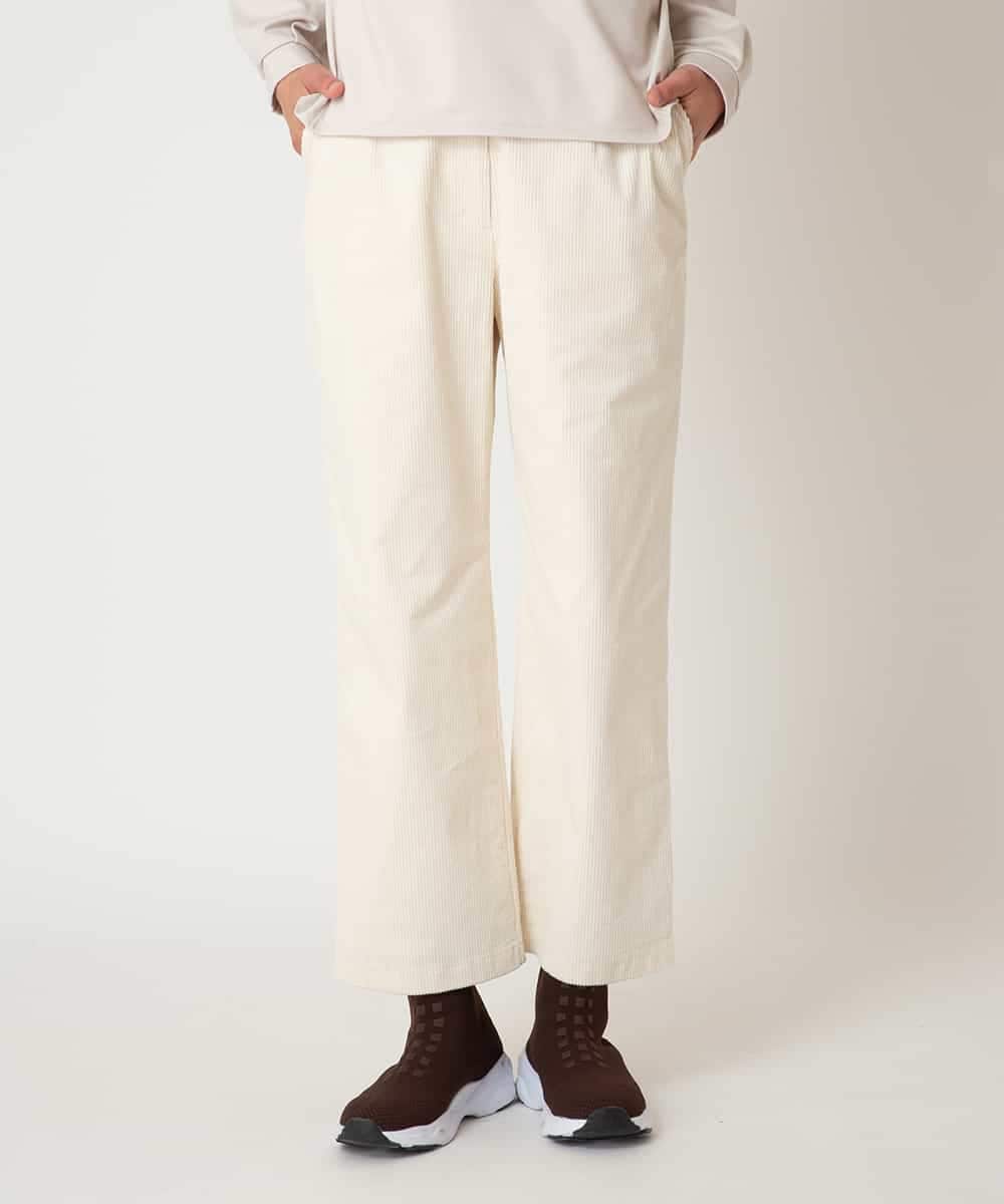 RLLAF31250 HIROKO BIS GRANDE(ヒロコ ビス グランデ) ストレッチコーデュロイパンツ アイボリー