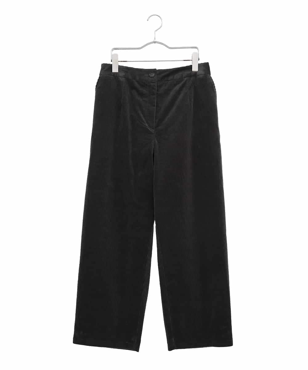 RLLAF31250 HIROKO BIS GRANDE(ヒロコ ビス グランデ) ストレッチコーデュロイパンツ ダークグレー