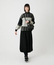 RP6LE17210 HIROKO BIS(ヒロコ ビス) スタッズスリップインブーツ ブラック