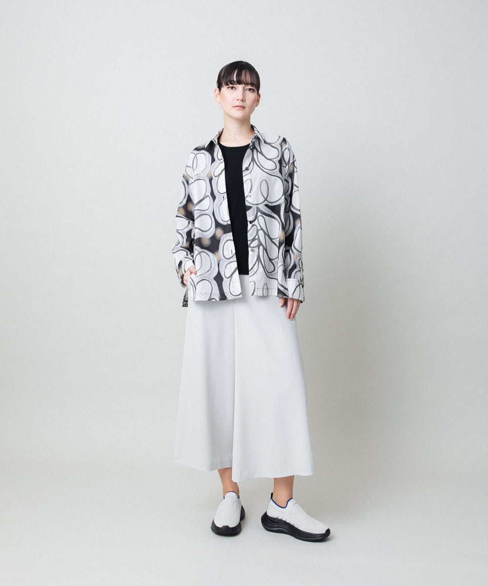 RSBFD05590 TRUNK HIROKO KOSHINO(ヒロココシノ) フラワーファジーローンシャツ ピンク