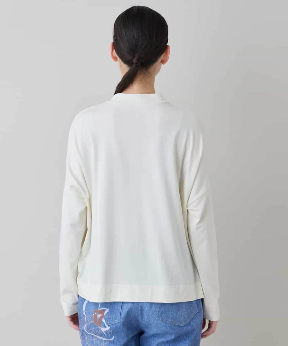 RSKEE28330 TRUNK HIROKO KOSHINO(ヒロココシノ) コラージュモチーフベア天竺プルオーバー /日本製/洗える アイボリー