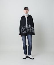 RSLFD21360 TRUNK HIROKO KOSHINO(ヒロココシノ) ストレッチデニムパンツ/日本製/洗える ブルー