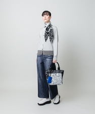 RSSFD07360 TRUNK HIROKO KOSHINO(ヒロココシノ) ソフトラメニットカーディガン グレージュ
