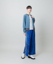 RSSFD07360 TRUNK HIROKO KOSHINO(ヒロココシノ) ソフトラメニットカーディガン グレージュ