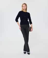 VZFAD19480 TARA JARMON(タラ ジャーモン) メリノアルパカカーディガン ネイビー