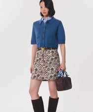 VZFAG03520 TARA JARMON(タラ ジャーモン) オーセンティックメリノニット ブルーデニム