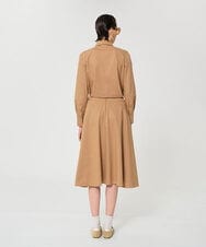 VZHGD42450 TARA JARMON(タラ ジャーモン) 【メディア着用】コットンギャバジンスカート ハニーベージュ