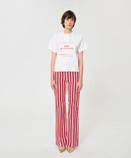 VZKGD02250 TARA JARMON(タラ ジャーモン) TARA BOURGEOISEソフトジャージーTシャツ ホワイト