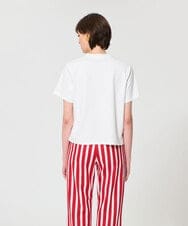 VZKGD02250 TARA JARMON(タラ ジャーモン) TARA BOURGEOISEソフトジャージーTシャツ ホワイト