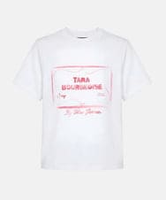 VZKGD02250 TARA JARMON(タラ ジャーモン) TARA BOURGEOISEソフトジャージーTシャツ ホワイト
