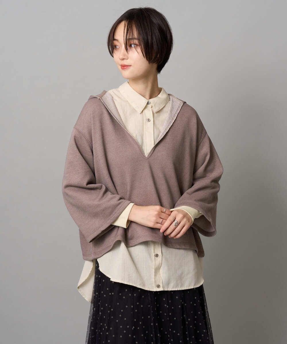 ZMBAH27130 al'aise modulation(アレーズモジュレーション) ヴィンテージオーバーサイズシャツ アイボリー