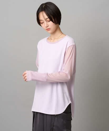 ZMKAH27068  シアードッキングデザインカットソー