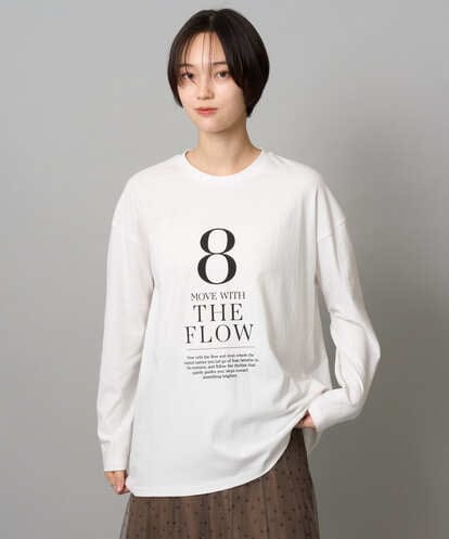 ZMKAH41080  ロゴプリントロングTシャツ