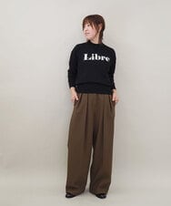 ZMLAE37150 al'aise modulation(アレーズモジュレーション) ツータックウエストデザインパンツ ブラウン