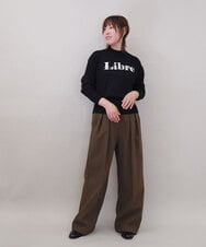 ZMLAE37150 al'aise modulation(アレーズモジュレーション) ツータックウエストデザインパンツ ブラウン