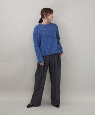 ZMLAE37150 al'aise modulation(アレーズモジュレーション) ツータックウエストデザインパンツ ダークグレー